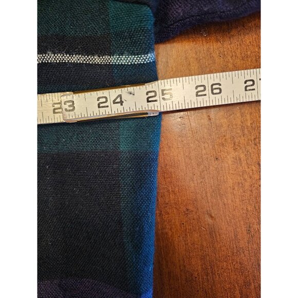 VTG claybrooke outdoors flannel XL purple green soft cabincore - Picture 9 of 10